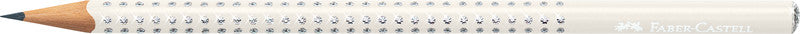 Faber-Castell Grip Sparkle B Bleistift, mit Radierer B Mine Ø 2 mm farbig sortiert – Set, 4-teilig