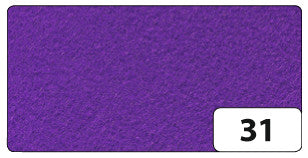 Folia Bastelfilz – Lila – 200 × 300 mm, 10 Bogen, 1,5 mm