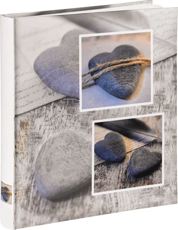 Hama Fotoalbum – für 290 × 320 mm, grau, mit Pergaminzwischenblättern, Karton