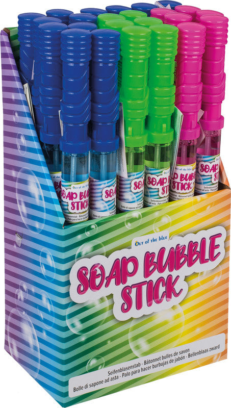Out oft the blue Out of the Blue Seifenblasenstab – 116 ml, Ø 3 × 37 cm, blau, pink, hellgrün