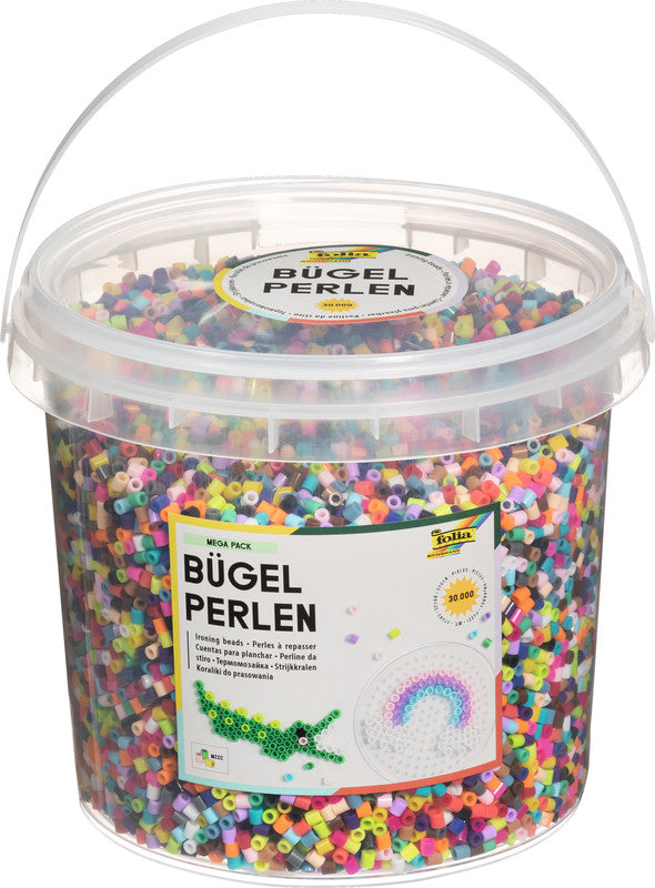 Folia Bügelperlen, Midi, Mehrfarbig, 30'000 Stk.