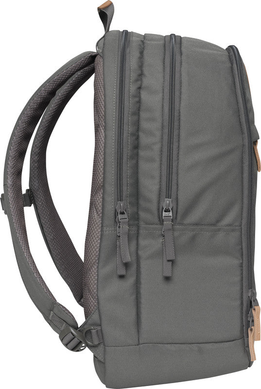 Beckmann Schulrucksack – Urban – Foggy Green – Blau – 30,0×48,0×22,0 cm – Recycelte Materialien