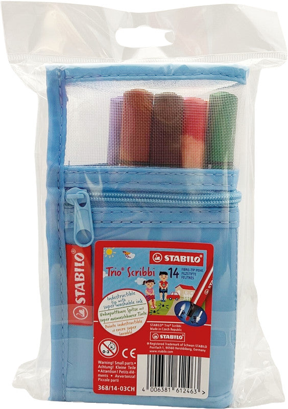 STABILO Filzstifte, Strichbreite 1,5–2 mm, 14 Farben