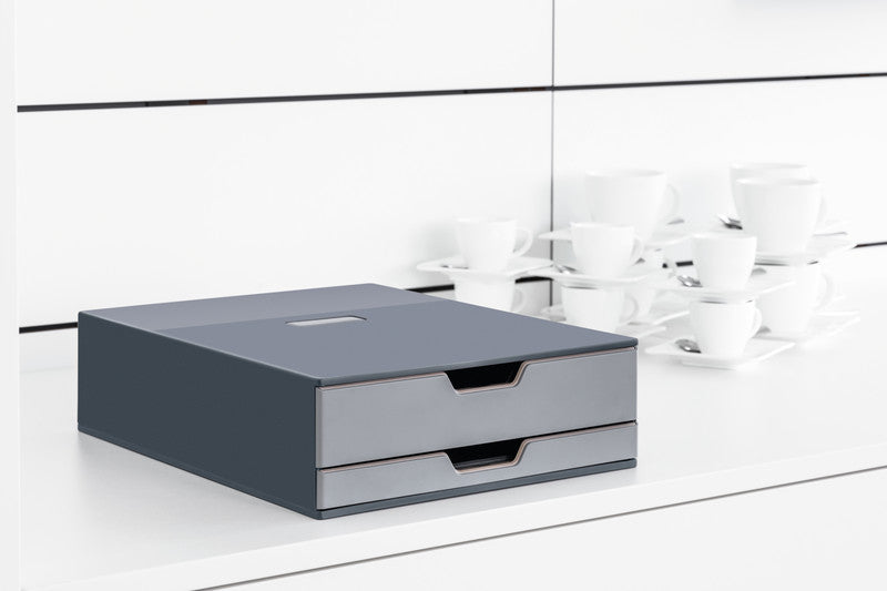 Durable Aufbewahrungsbox – Kunststoff, Anthrazit