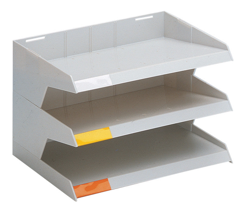 Ornalon Briefkorb – Kunststoff, für A4, grau