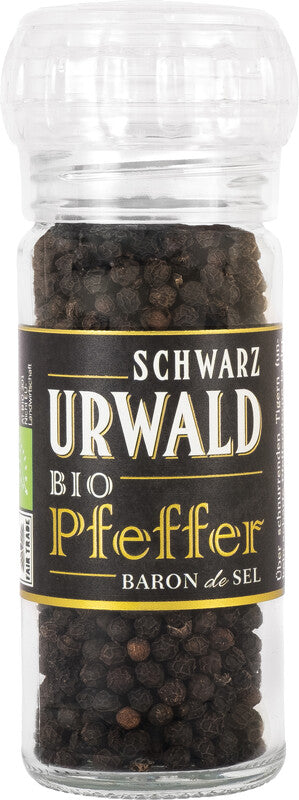 Baron de sel Bio-Gewürzmischung Urwald-Pfeffer schwarz in Mühle – 50 g