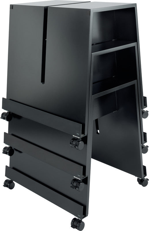 Sigel Stand Meet up – für Sigel Meet up, mit Rollen, schwarz, MDF, 523×550×464 mm