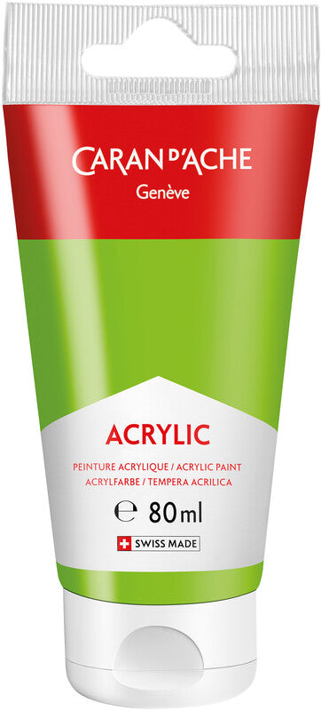 Caran d-Ache Caran d'Ache Acrylfarbe – Maigrün, deckend – 80 ml – für Leinwand, Stoff, Holz