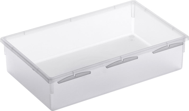 Rotho Ordnungssystem – Kunststoff, transparent, 23 × 5 × 15 cm – 1er-Pack