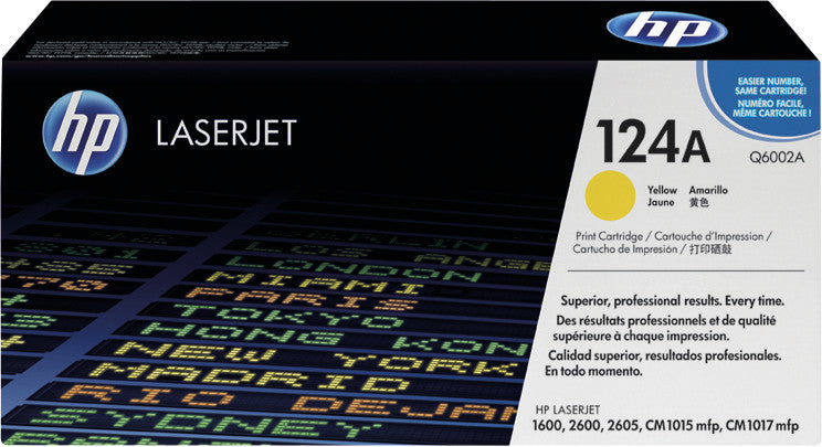 HP Toner 124A – Gelb, 2000 Seiten