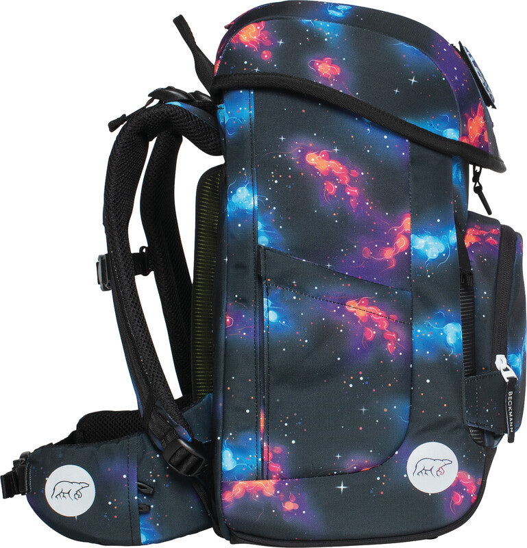 Beckmann Schulrucksack Plus Air – 6-teilig – Ninja Elements