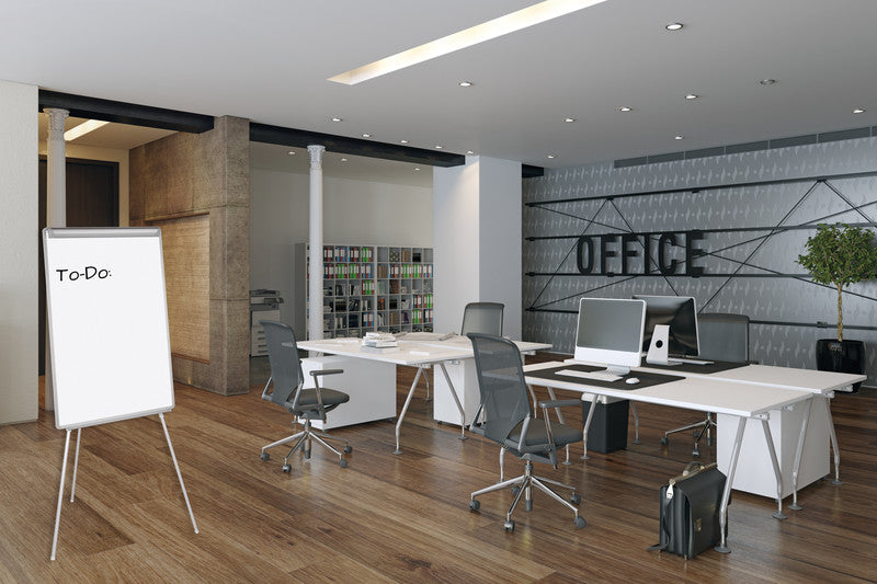 Q-connect Flipchart – 61 × 82,5 cm, weiss, Metall