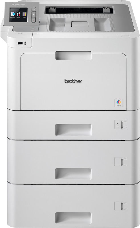 Brother HL-L9310CDWTT – A4, S/W, Duplex, 31 S./Min., 2400 × 600 dpi, Papier: 1300 Blatt