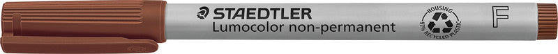 Staedtler Non-Permanent-Marker Lumocolor – fein 0,6 mm – braun – nachfüllbar