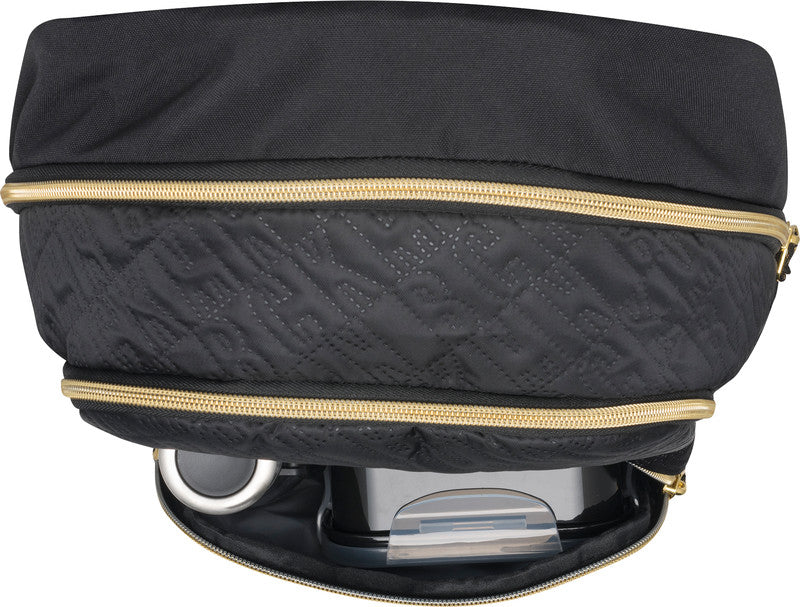 Beckmann Junior Sport Rucksack – Schwarz Gold – aus recycelten PET-Flaschen (rPET)