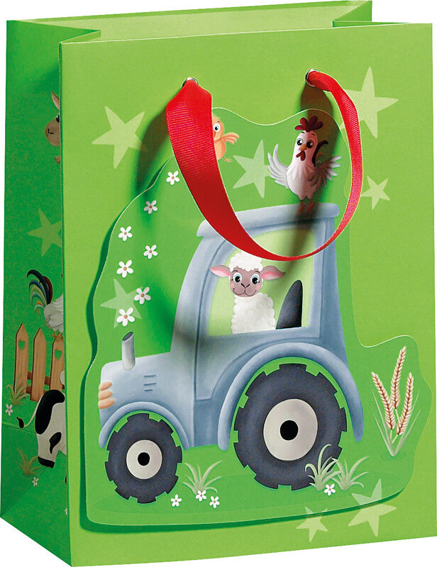 Zoewie Tragetasche – Mini Farm – Papier, Mattkaschierung – 170 × 225 × 92 mm