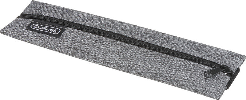 Herlitz Schlamperetui, leer, blau, Textil, 28 × 2,5 × 10,5 cm