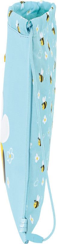 Safta Junior Sportbeutel – 3 l, Bienenmotiv, wasserabweisend, 26 × 34 cm