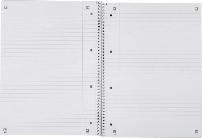 Elba Collegeblock, Karton, 80 Blatt, 4-fach gelocht, perforiert, 90 g/m² – Blau, für SCRIBZEE App