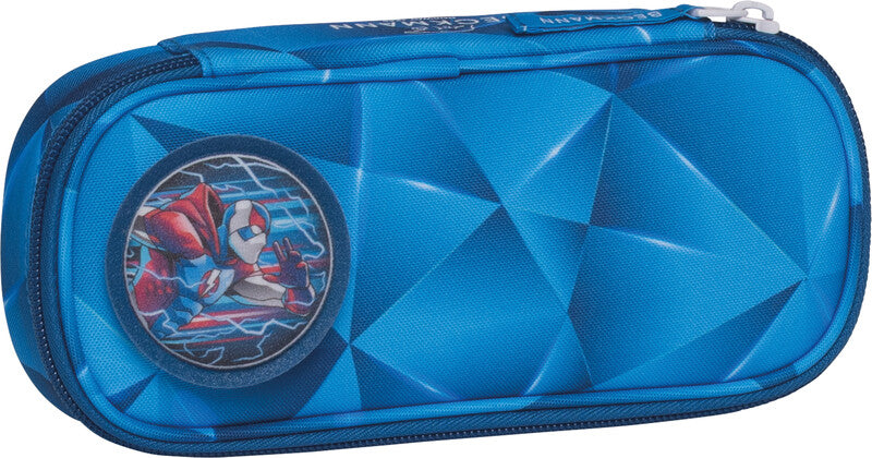 Beckmann Klassisches Etui, leer – Blue Lightning – Kunststoff – 22,0 × 5,0 × 10,0 cm