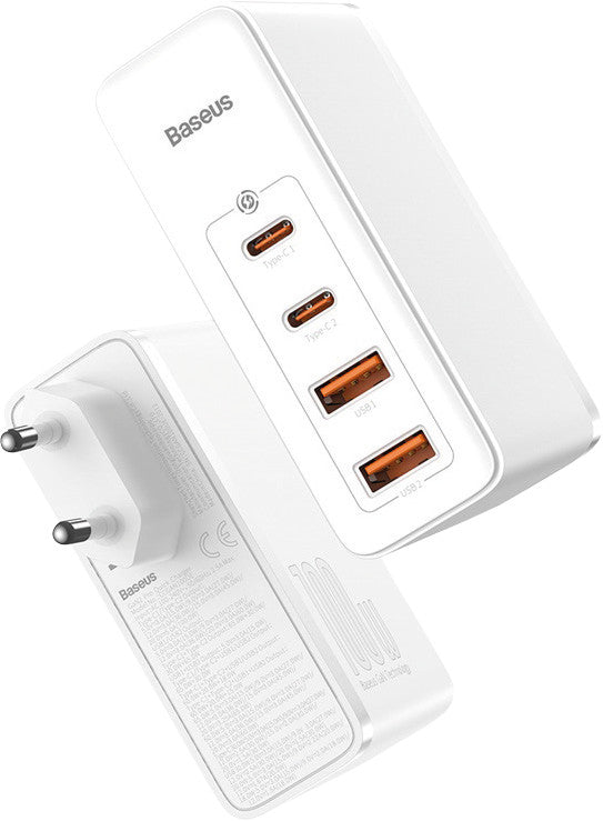 Baseus Ladegerät – 100 W, 2× USB-C + 2× USB-A