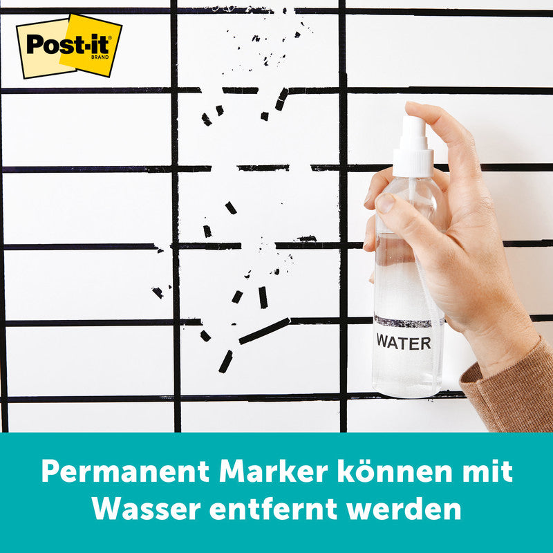 Post-it – Whiteboard – 240 × 120 cm, Wandmontage