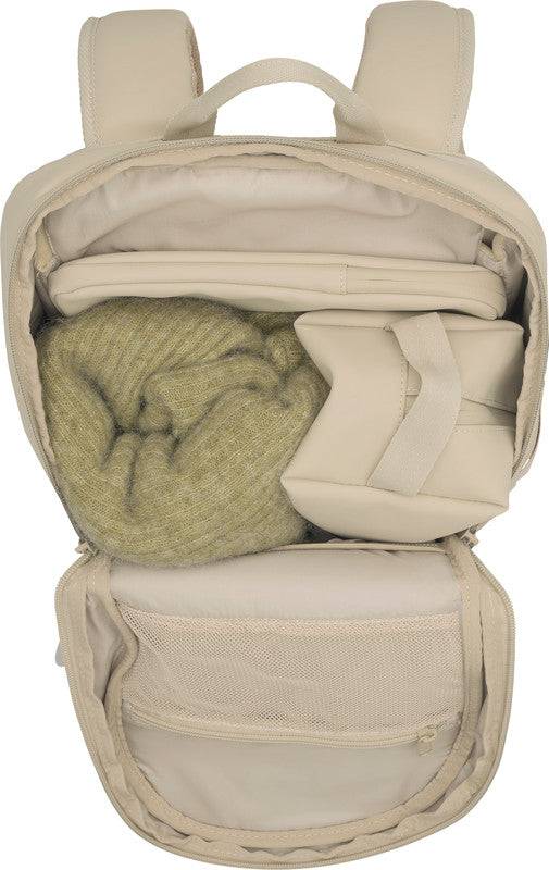 Beckmann Street Go – Notebook-Rucksack – für 16"-Notebook, 26 l, rPET, beige