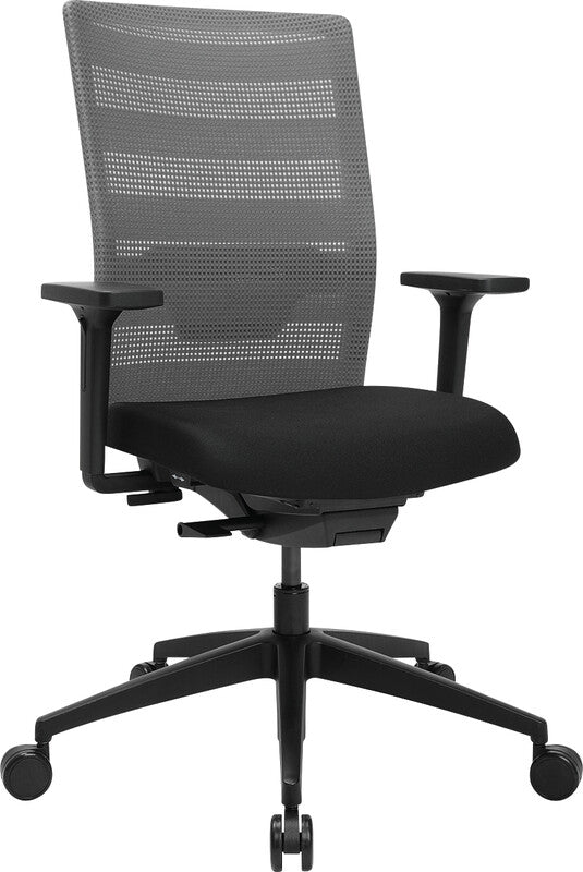 Topstar Bürostuhl AirWork – Sitzhöhe 42–54 cm, 110 kg, Schwarz