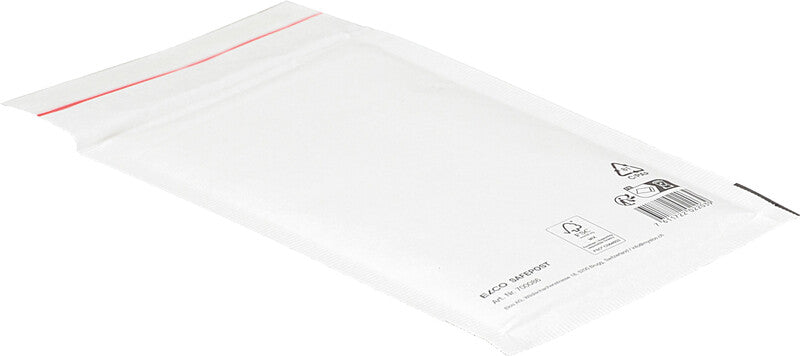 Elco Luftpolstertasche – 120 × 210 mm, weiss, selbstklebend