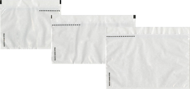 Elco Dokumententasche – C6/5 (114 × 229 mm), ohne Fenster, unbedruckt, transparent, selbstklebend – 250 Stück