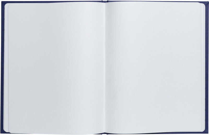 Exacompta Japan Gästebuch – 270 × 220 mm – 100 Seiten – gebunden, Kartoneinband, blau