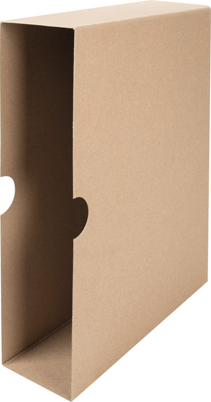 Biella Ordnerhülle/Futteral A4 – 70 mm, Braun, Karton, 5er Pack