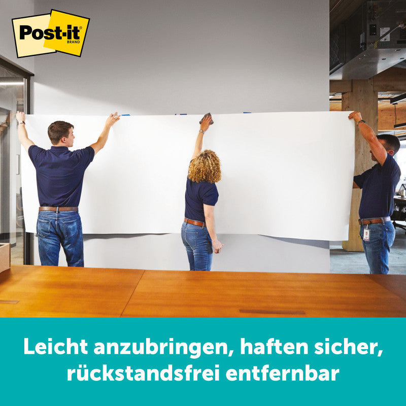 Post-it – Whiteboard – 240 × 120 cm, Wandmontage