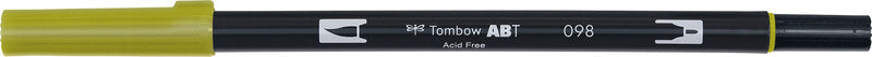Tombow Brush Pen ABT Dual – Pinselspitze – Avocado – wasservermalbar