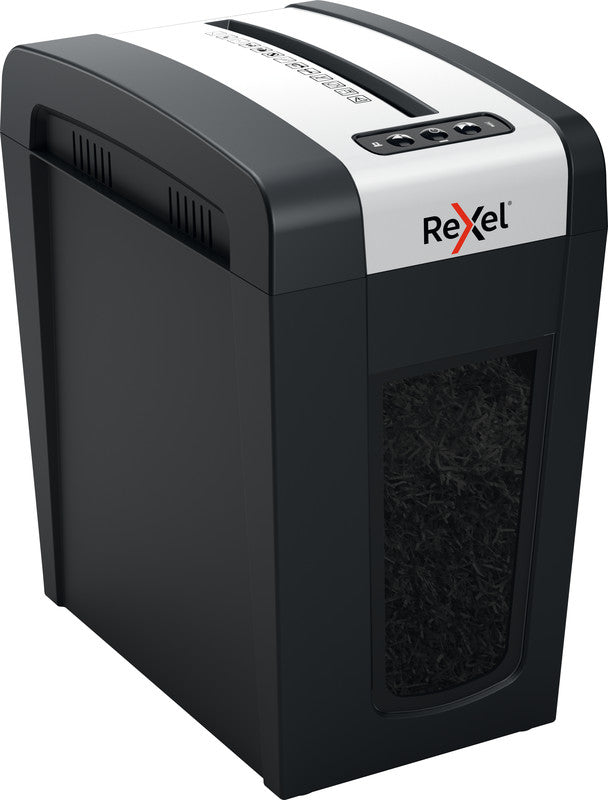 Rexel Secure MC6-SL Slimline – Aktenvernichter, DIN P-5, Mikroschnitt 2 × 15 mm, 6 Blatt, 18 l, A4