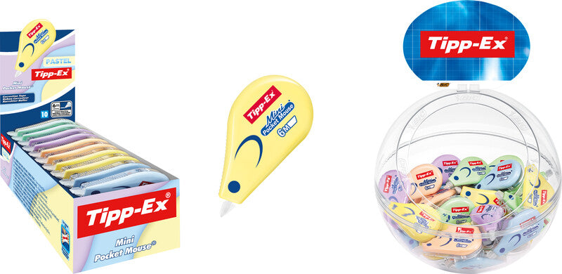 Tipp-Ex Mini Pocket Mouse Korrekturroller 5 mm × 6 m – Einweg