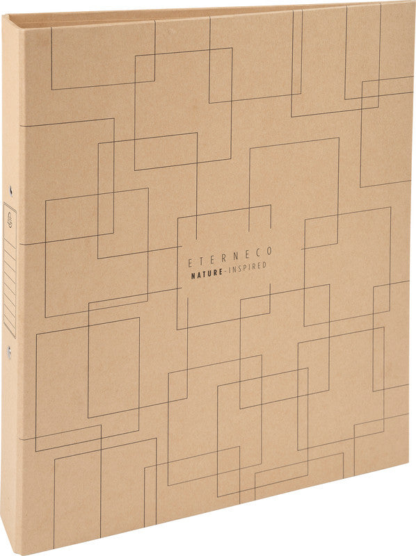 Exacompta Zeigebuch – A4 Hochformat – 2-Ring-Mechanik, Ø 30 mm, Rücken 40 mm – Braun, Karton, FSC