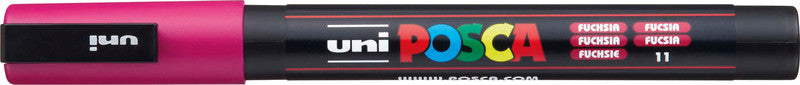 Uni-Ball Kreidemarker – Rund, 0,9–1,3 mm – Fuchsie