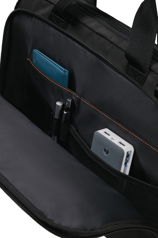 Samsonite Network 4 Notebook-Tasche – für Notebooks bis 14,1", 11 l, Aufsteckfunktion, schwarz