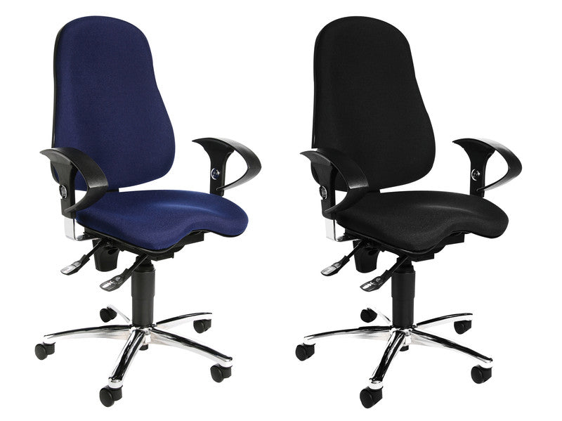 Topstar Konferenzstuhl Sitness 10 – 48 × 40 × 46–56 cm, blau