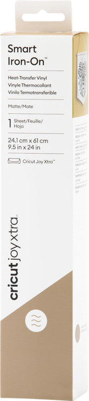 Cricut Aufbügelfolie – Gold – 241 × 610 mm – für JOY Xtra Schneideplotter