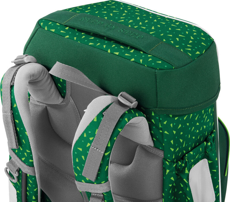 Step by Step Basis Schulrucksack-Set – 4-teilig – Green Graphics