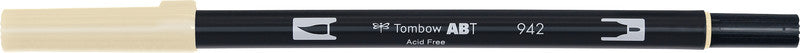 Tombow Dual Brush Pen – Tan, Kunststoff, wasservermalbar, geruchsarm