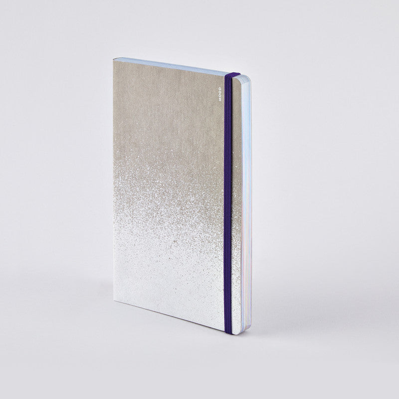nuuna Notizbuch, A5, 176 Seiten – silber