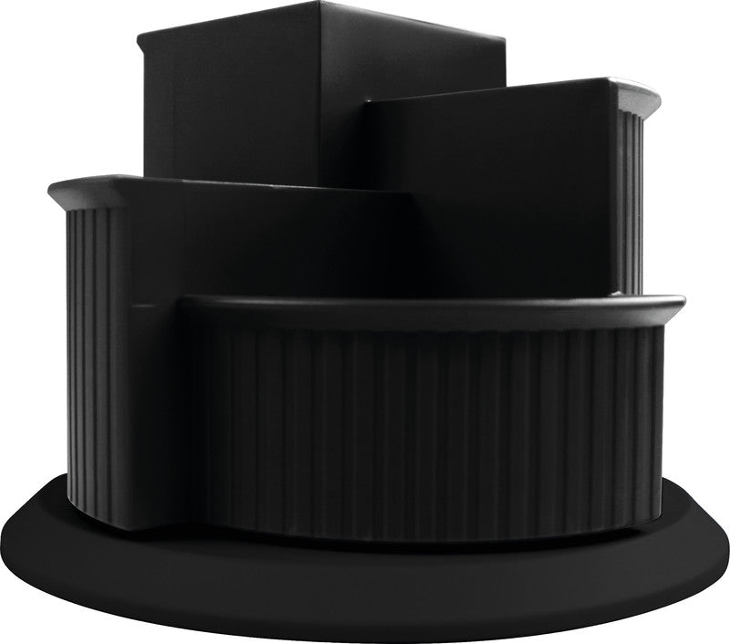 Helit Multiköcher – Kunststoff, Schwarz, 140 × 112 mm