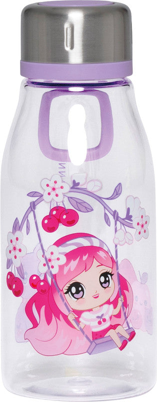 Beckmann Trinkflasche – 4 dl – Kunststoff, Schraubverschluss, auslaufsicher, BPA-frei – Cherry