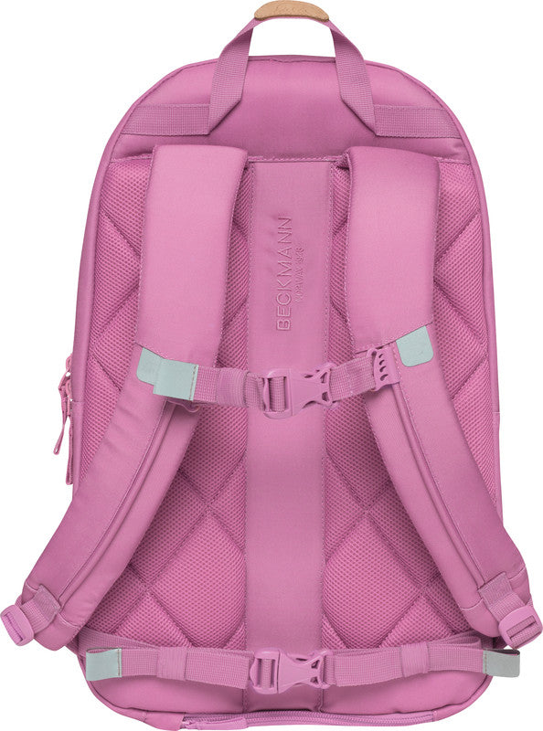 Beckmann Urban Midi Rucksack – Pink – 29 × 44 × 21 cm – Recycelte Materialien