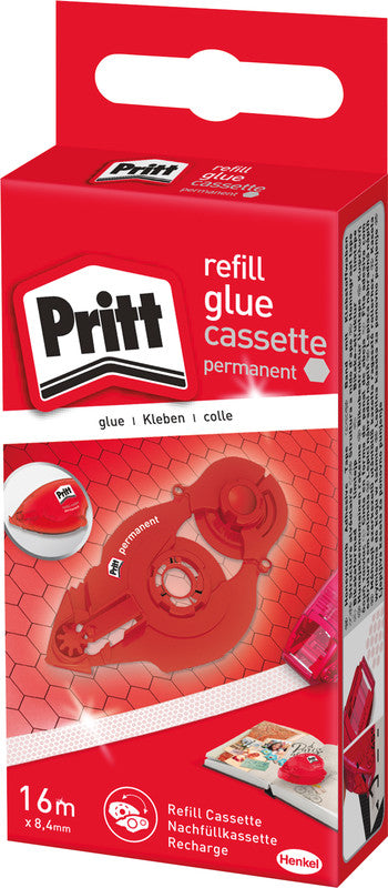 Pritt Kleberoller Nachfüllung – Roller, permanent, transparent, nachfüllbar, für Papier, Karton, Fotos u. a.