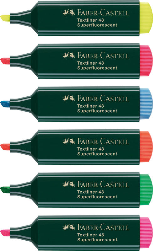 Faber-Castell Textmarker Gelb – Keilspitze, 1–5 mm, nachfüllbar