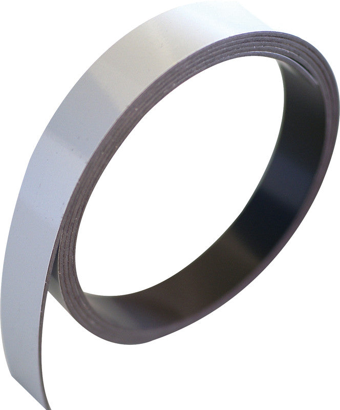 Ultra-Dex Magnetstreifen für Planungstafeln, 14 × 1000 mm, zuschneidbar, Grau
